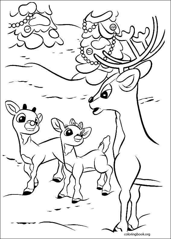 Rudolph The Red-Nosed Reindeer coloring page (064)