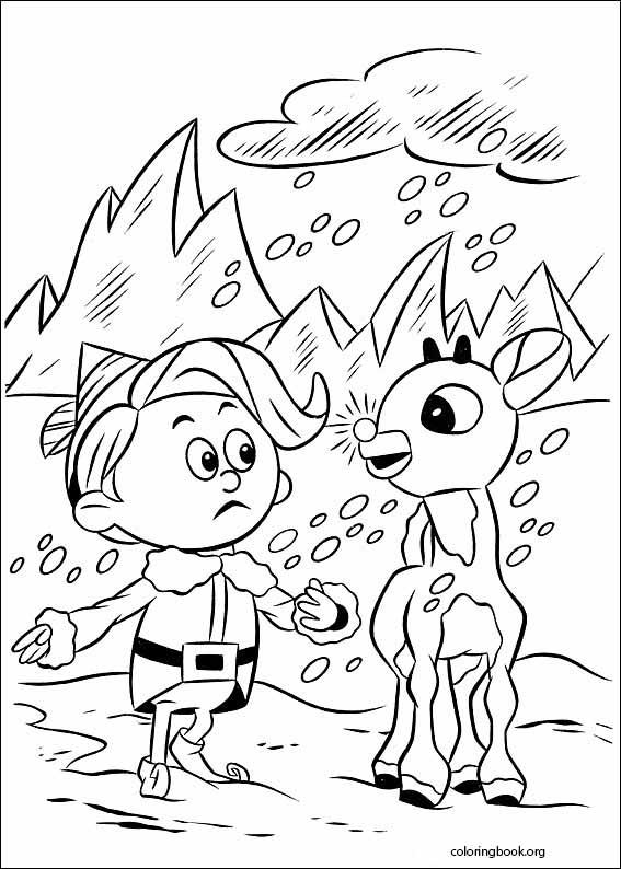 Rudolph The Red-Nosed Reindeer coloring page (065)