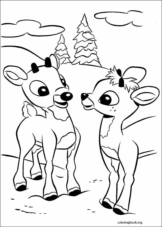 Rudolph The Red-Nosed Reindeer coloring page (067)