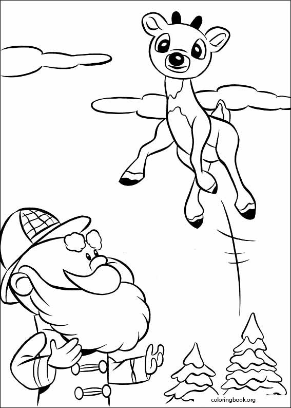 Rudolph The Red-Nosed Reindeer coloring page (068)
