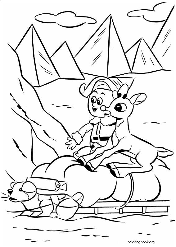 Rudolph The Red-Nosed Reindeer coloring page (069)