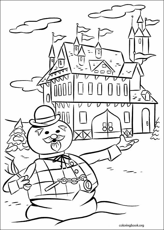 Rudolph The Red-Nosed Reindeer coloring page (072)