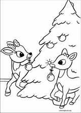 Rudolph The Red-Nosed Reindeer coloring page (010)