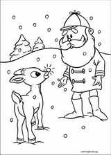 Rudolph The Red-Nosed Reindeer coloring page (012)