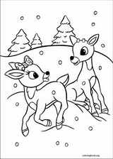 Rudolph The Red-Nosed Reindeer coloring page (018)