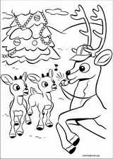 Rudolph The Red-Nosed Reindeer coloring page (075)