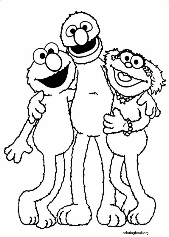 Sesame Street coloring page (001)