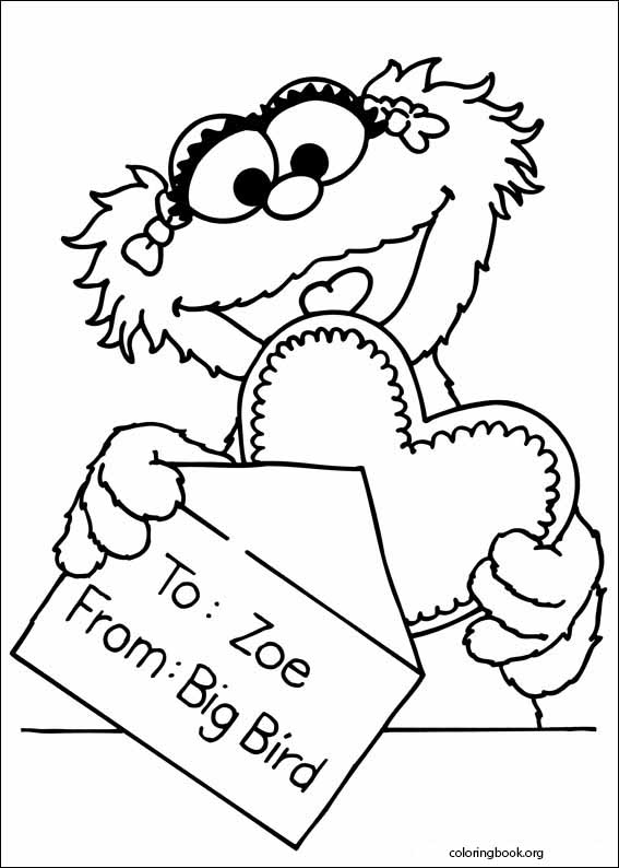Sesame Street coloring page (005)
