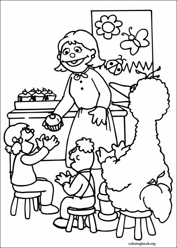 Sesame Street coloring page (014)