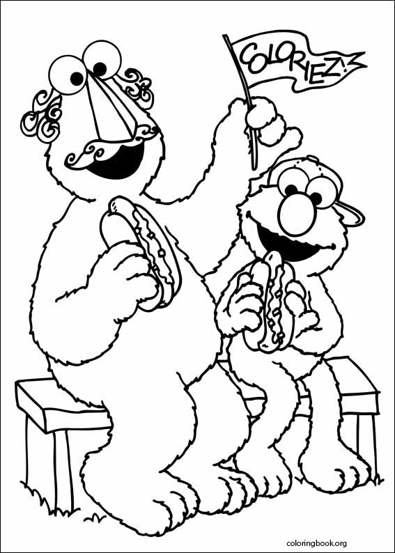 Sesame Street coloring page (026)