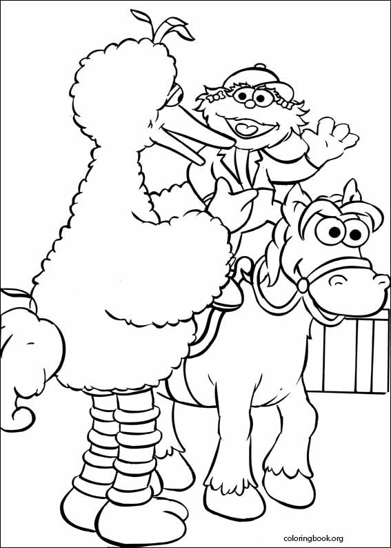Sesame Street coloring page (031)