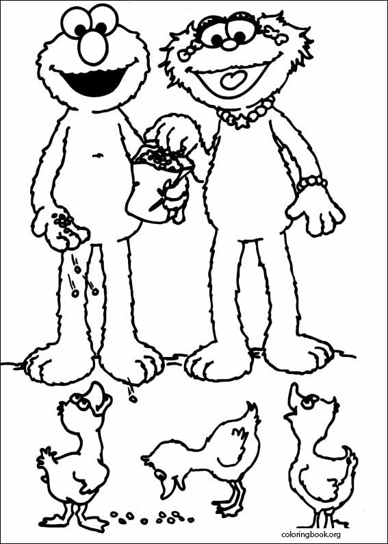Sesame Street coloring page (055)