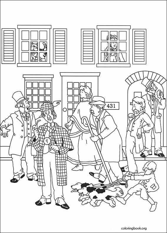 Sherlock Holmes coloring page (001)
