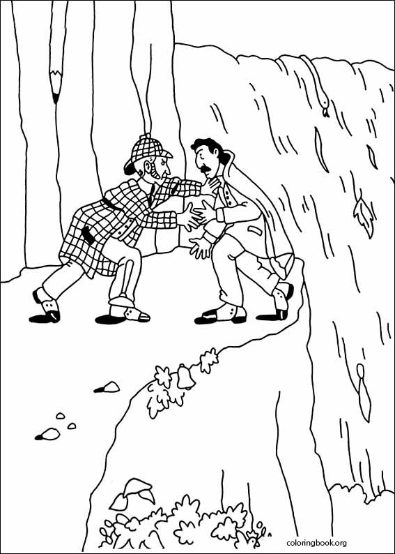 Sherlock Holmes coloring page (002)