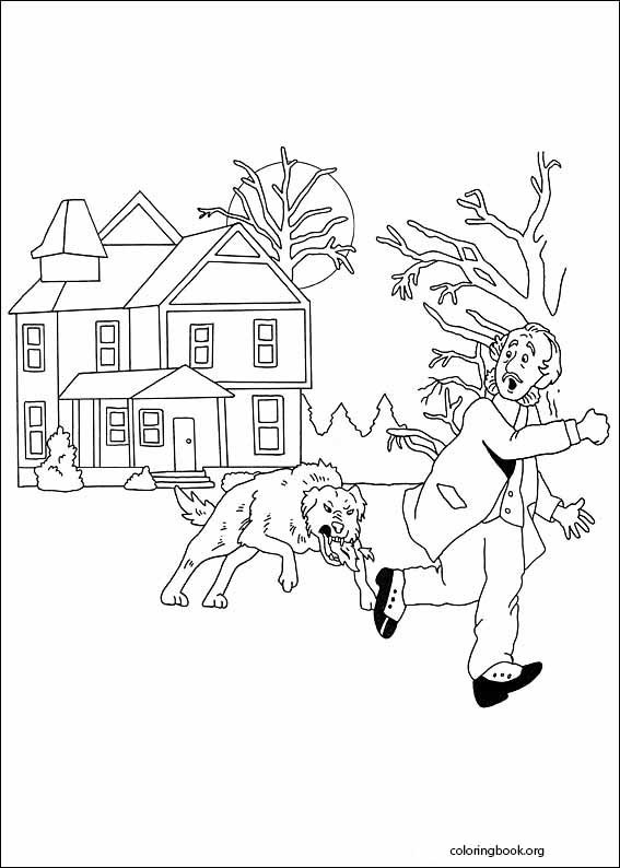 Sherlock Holmes coloring page (003)