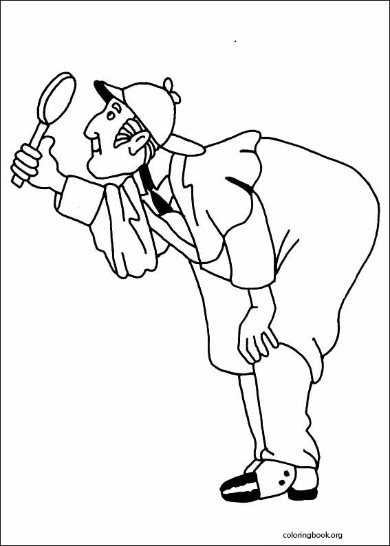 Sherlock Holmes coloring page (005)