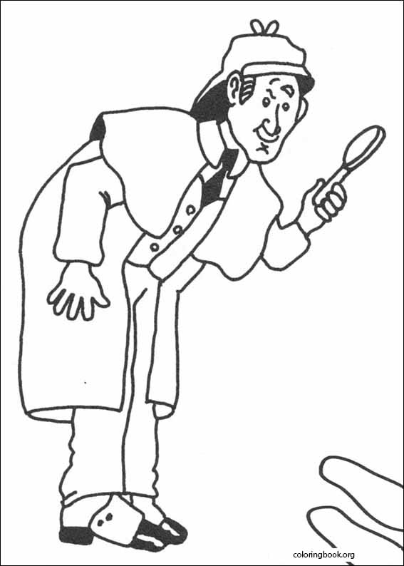 Sherlock Holmes coloring page (011)