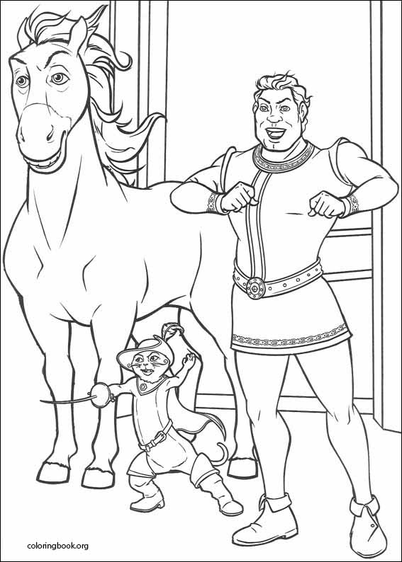 Shrek coloring page (011)