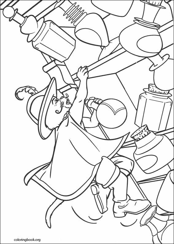 Shrek coloring page (041)