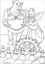 Shrek coloring page (042)