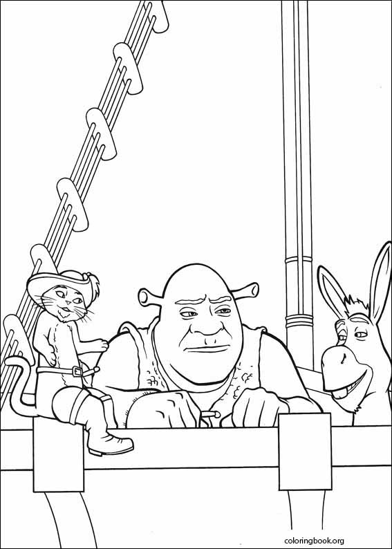 Shrek The Third coloring page (008)