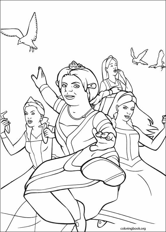 Shrek The Third coloring page (032)