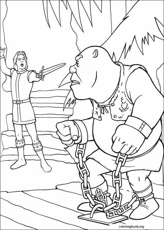 Shrek The Third coloring page (041)