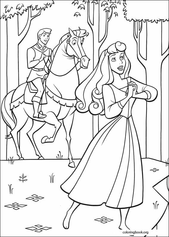 Sleeping Beauty coloring page (002)