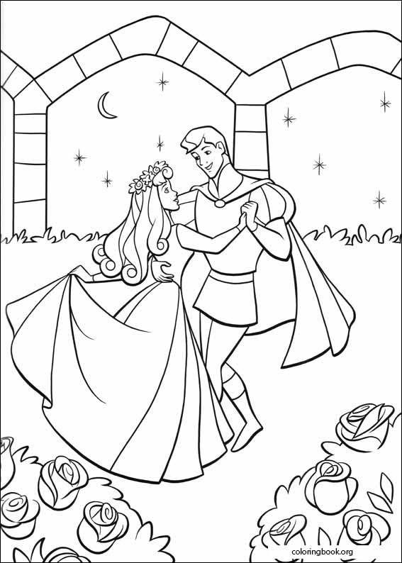 Sleeping Beauty coloring page (003)