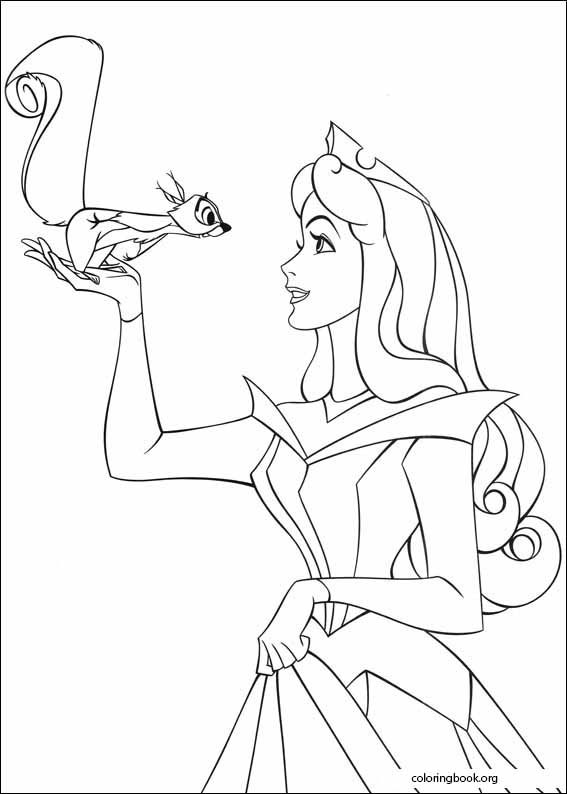 Sleeping Beauty coloring page (004)