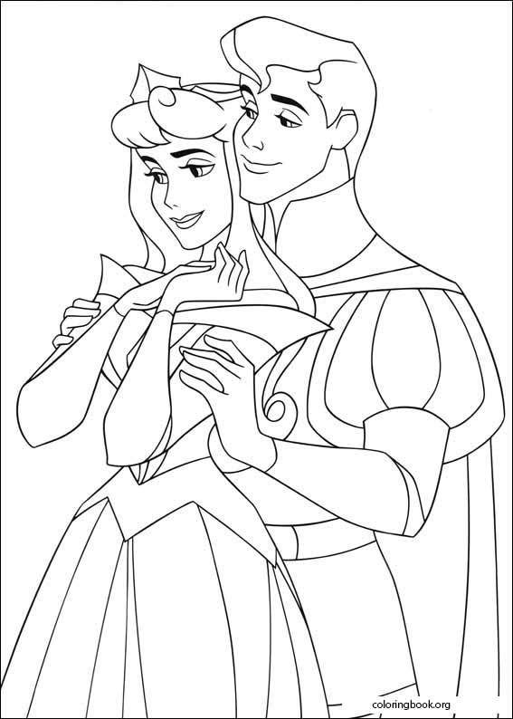 Sleeping Beauty coloring page (005)