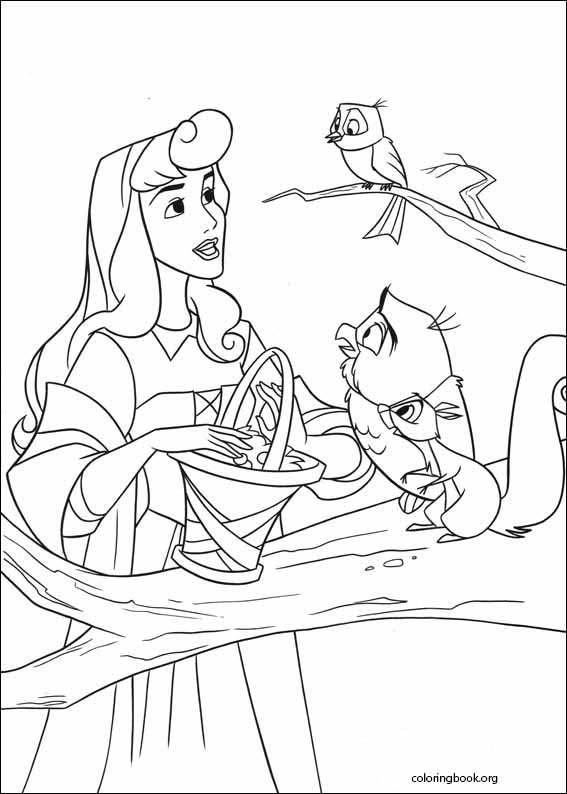 Sleeping Beauty coloring page (006)