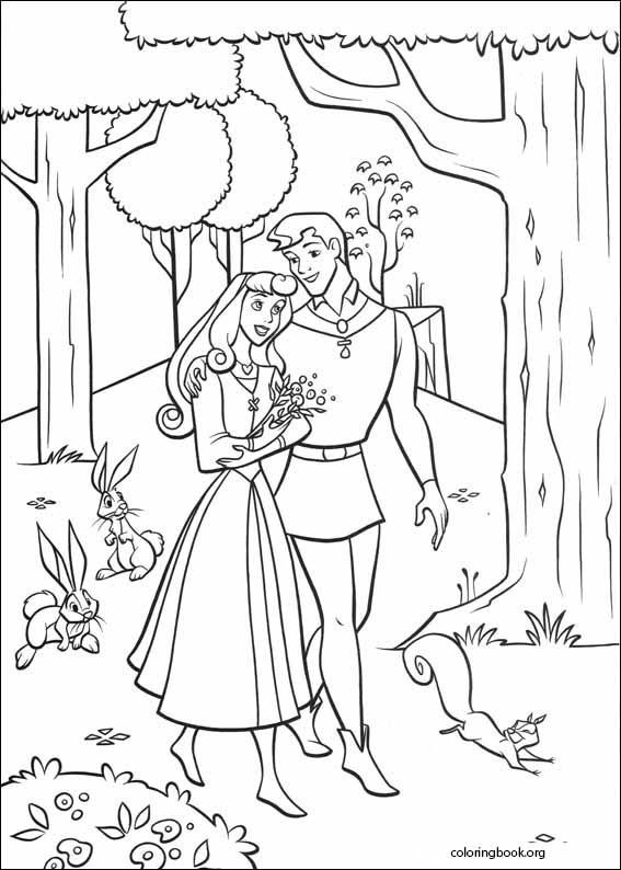 Sleeping Beauty coloring page (007)