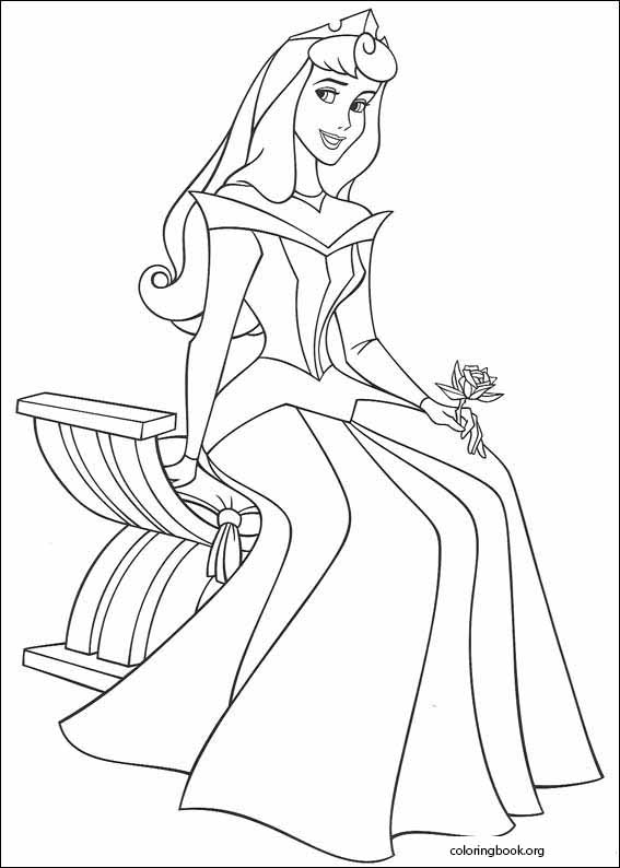 Sleeping Beauty coloring page (011)