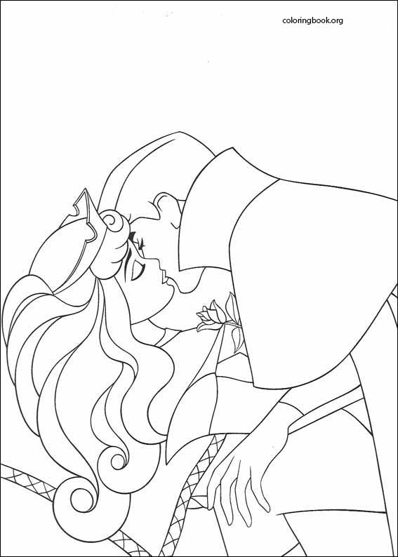 Sleeping Beauty coloring page (012)