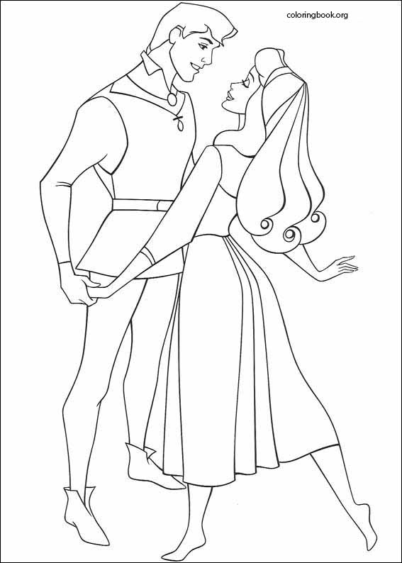 Sleeping Beauty coloring page (013)