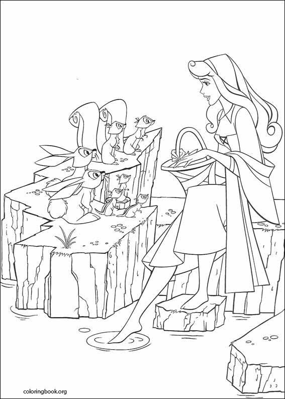 Sleeping Beauty coloring page (015)