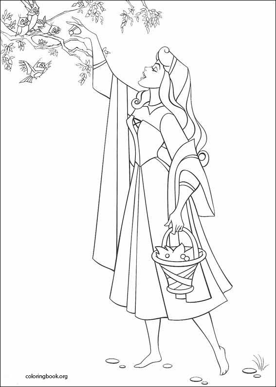 Sleeping Beauty coloring page (017)