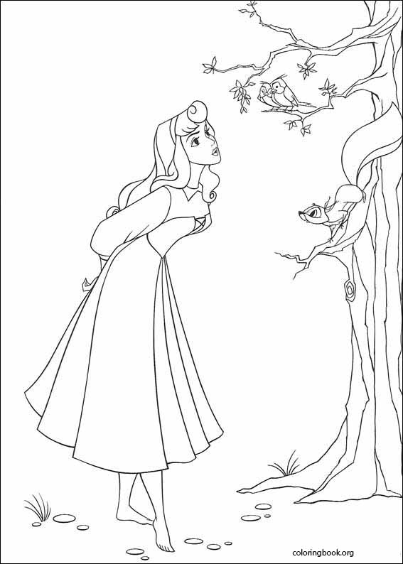 Sleeping Beauty coloring page (018)