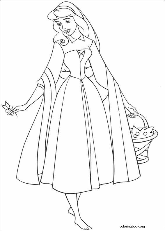 Sleeping Beauty coloring page (019)