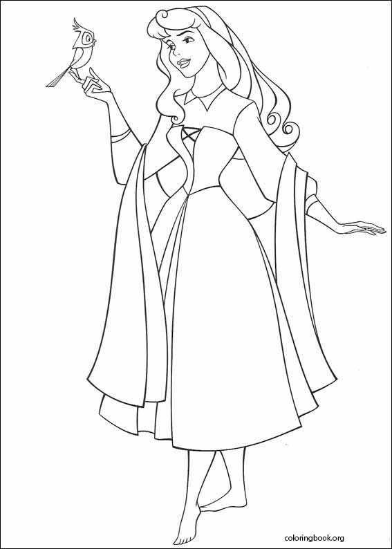 Sleeping Beauty coloring page (020)