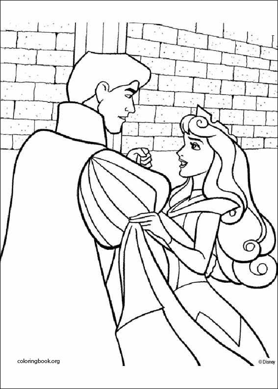 Sleeping Beauty coloring page (026)