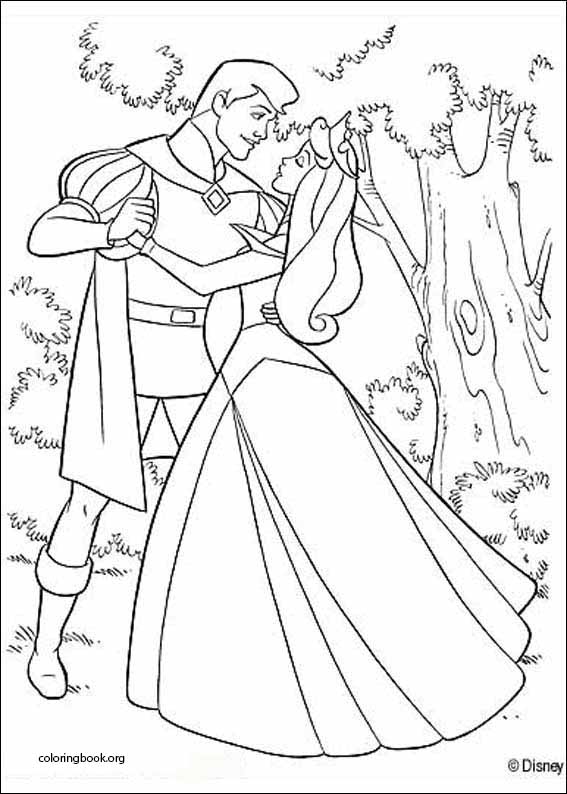 Sleeping Beauty coloring page (027)