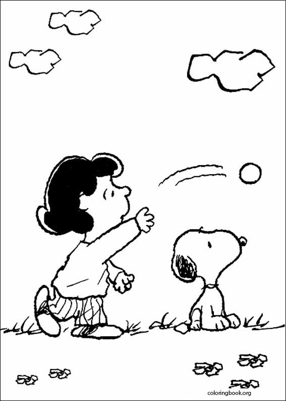 Snoopy coloring page (007)