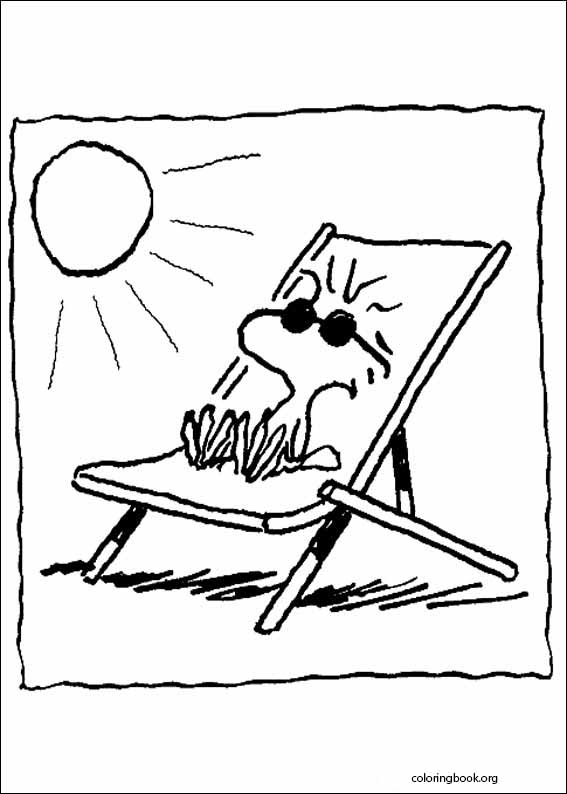 Snoopy coloring page (009)