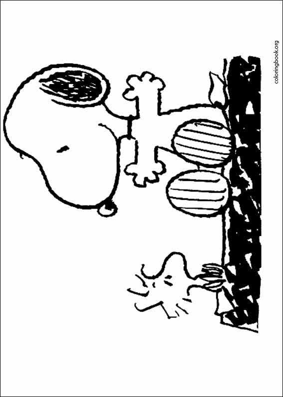Snoopy coloring page (019)