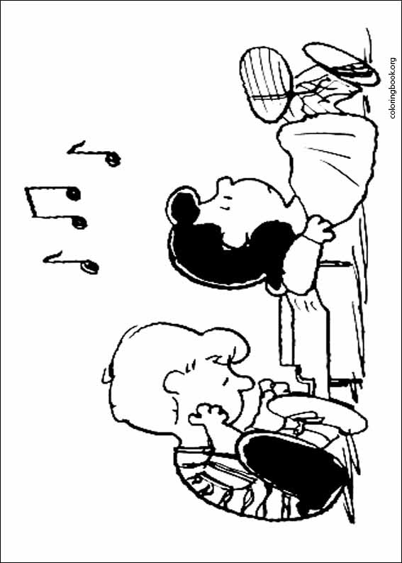 Snoopy coloring page (020)