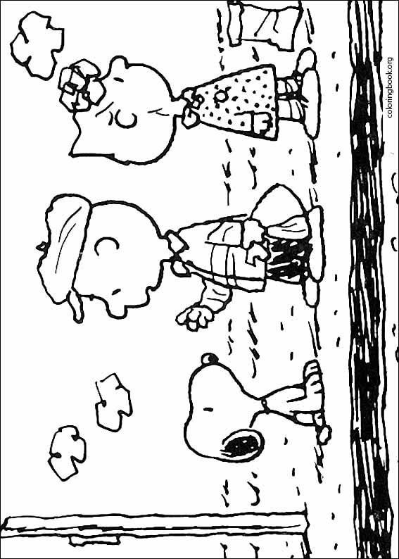 Snoopy coloring page (032)