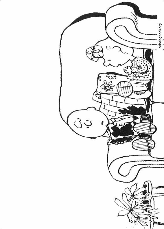 Snoopy coloring page (034)