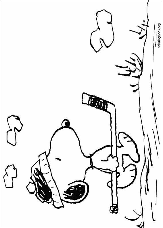 Snoopy coloring page (041)